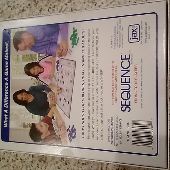 Sequence Board Game - Picture 2 of 2